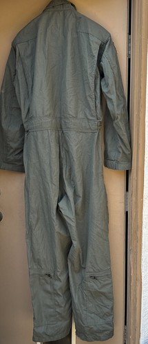 Propper Flyers Coveralls Military CWU-27/P Freedom Green Flight Suit 42Regular - Picture 5 of 9