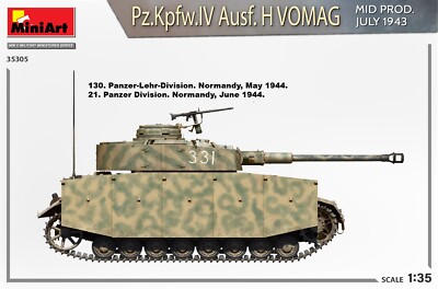 MiniArt 35305 1/35 Pz.Kpfw.IV Ausf. H Vomag. Mid Prod. (July 1943