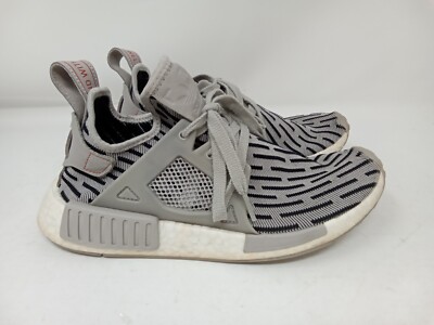 Adidas NMD XR1 Primeknit Clear Granite Zebra Tennis Shoes
