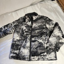 Boys Puffer Coat XL 14-16 Mountain Xpedition Winter Coat Ski Jacket Black White