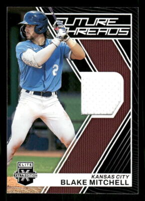 2023 Panini Elite Extra Edition Blake Mitchell Future Threads MEM #FT-BM Card