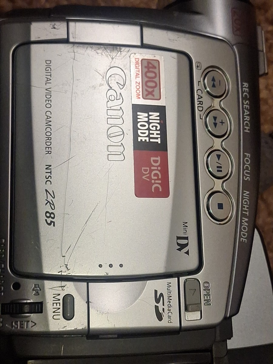 CANON ZR85 A Mini Digital Video Camcorder NO charger, UNTESTED