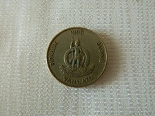 Vintage COIN Money VANUATU Ripablik BLONG 100 Vatu 1995