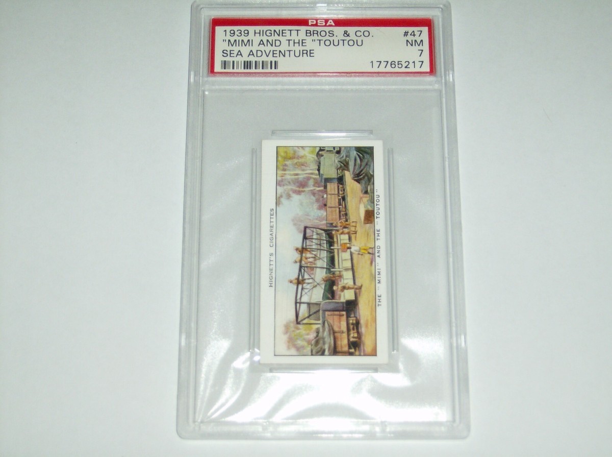 1939 HIGNETT SEA ADVENTURE #47 MIMI AND THE TOUTOU PSA 7 | eBay