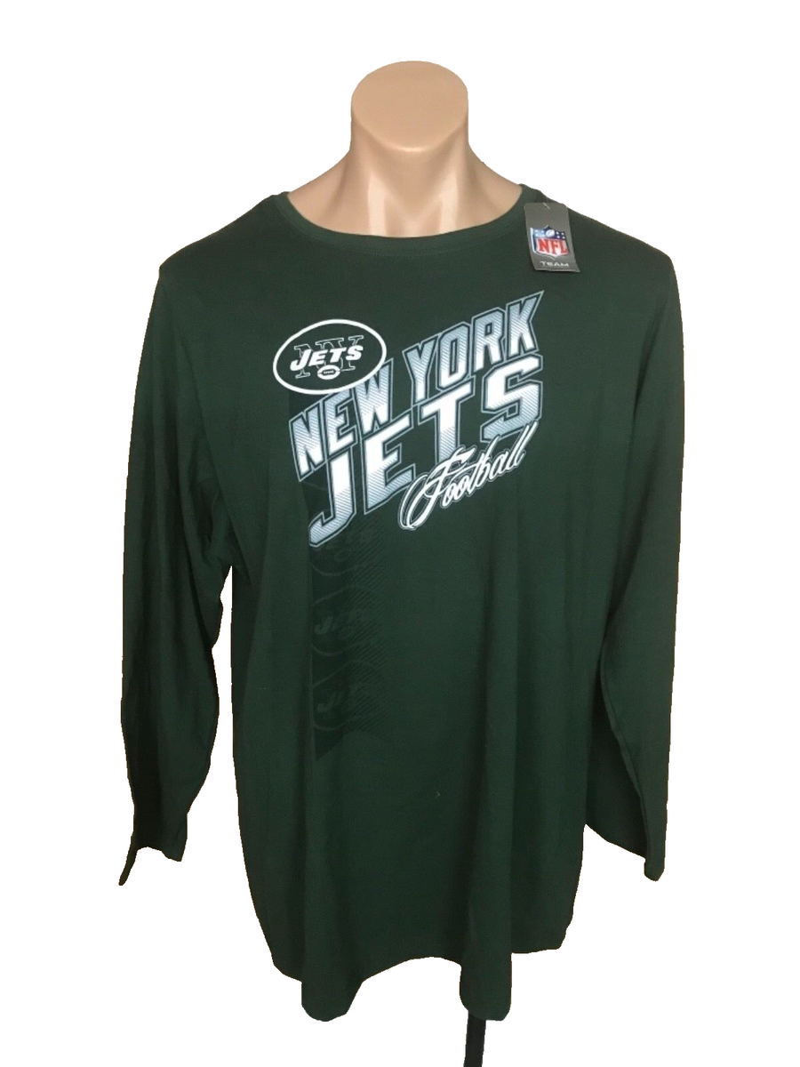 MEN’S NEW YORK JETS LONG SLEEVE SHIRT-SIZE: 2X JDL