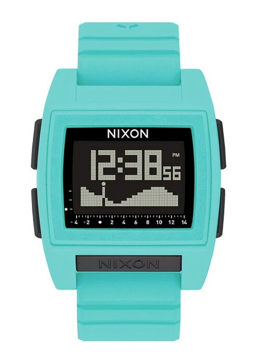 Nixon Base Tide Pro Seafoam Green Quartz Watch 42mm A1212 272