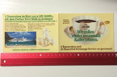 Aufkleber/Sticker: Jacobs Kaffee - Wieder Zusammen Kaffee Trinken (050516109)