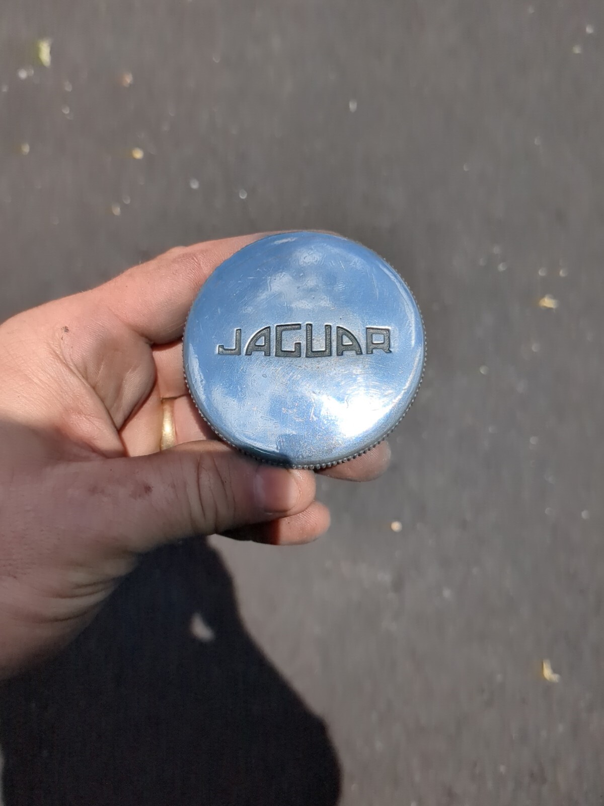 Jaguar E Type Genuine Factory Original Alloy Screw on Oil Filler  