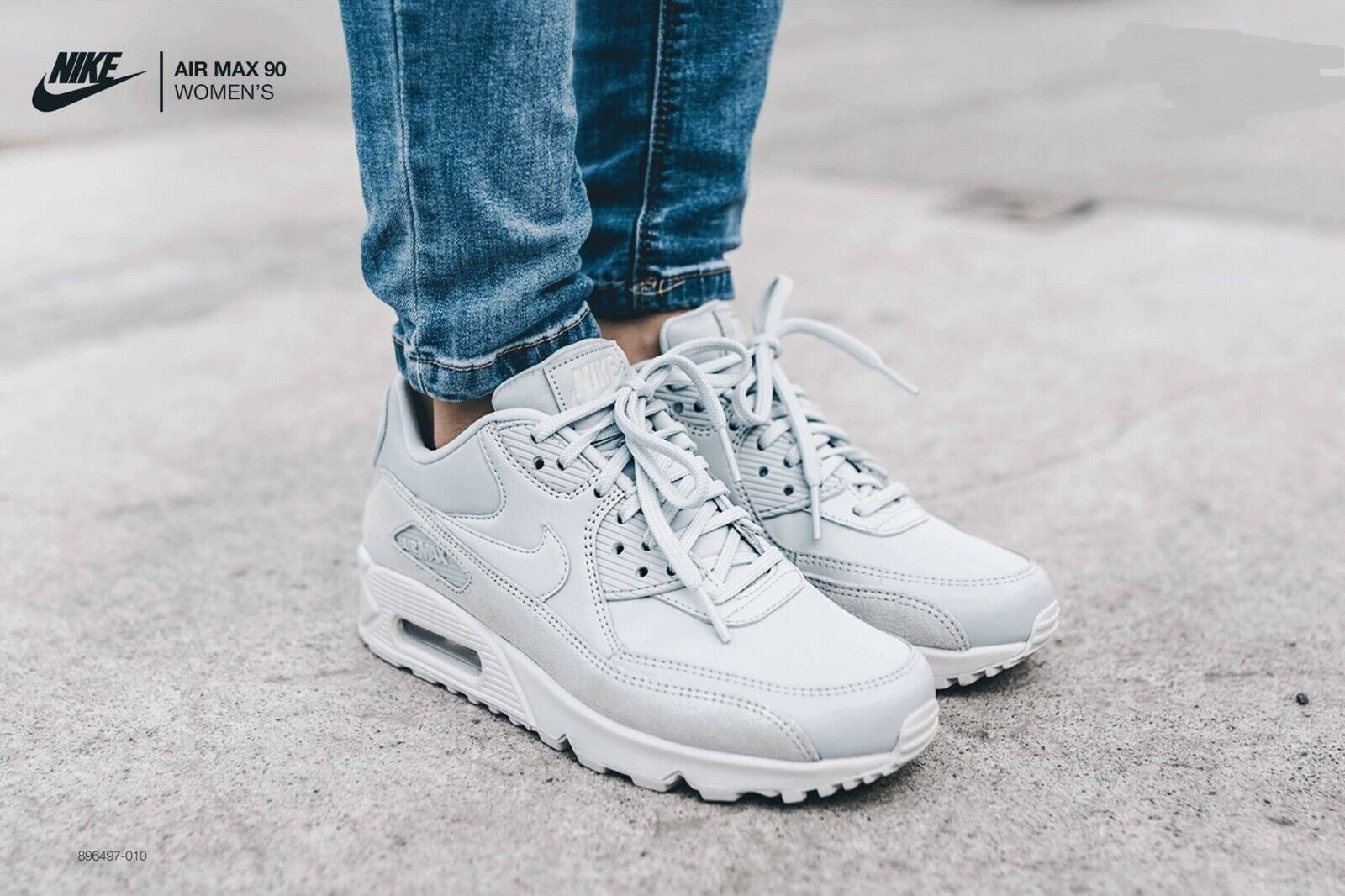 Nike Sportswear AIR MAX 90 - Zapatillas - white/pure platinum/blanco 