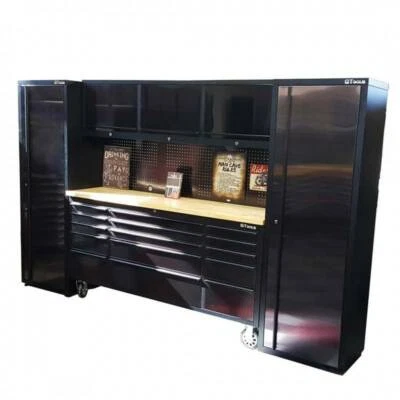 2 4m Garage System 1 8m Workbench Combo With 2 Of 600mm Tall