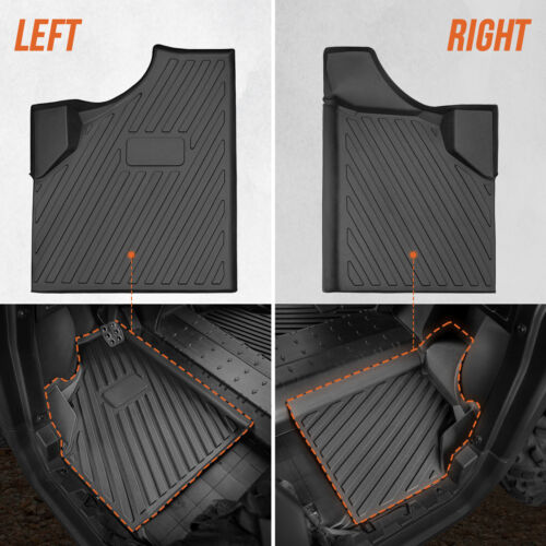 2PCS Front Floor Mat Liner Mat for 2016-2025 Can Am Defender HD5 HD8 HD10 / MAX - Picture 8 of 11