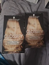 (Lot of 2) Schwarzkopf - True Blondes Keratin Color - #7.1 Dark Ash Blonde Each