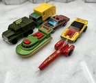 70’s 80’s Matchbox Cars Lot Of 5 City Cars Vintage And 1 hotwheels