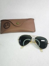 1970's 58-14 Vintage B L RAY-BAN Outdoorsman Aviator Sunglasses with Case