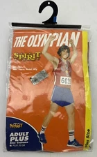 The Olympian Spirit PLUS SIZE 52-54 Adult Costume Olympic Runner Man / Woman NEW