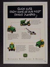 1997 John Deere STX38 LX172 300 400 Series Lawn Tractors vintage print Ad