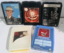 Set Of 5 Easy Soft Listening 8 Tracks FRANK SINATRA Stevie Wonder BARRY MANILOW