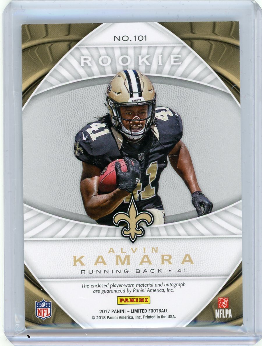 2017 Panini Limited Football Rookie Patch Autograph #101 2017 Panini Limited Football Rookie Patch Autograph #101