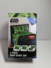 Star Wars Rogue One NEW 3 Piece Microfiber Twin Sheet Set Death Troopers