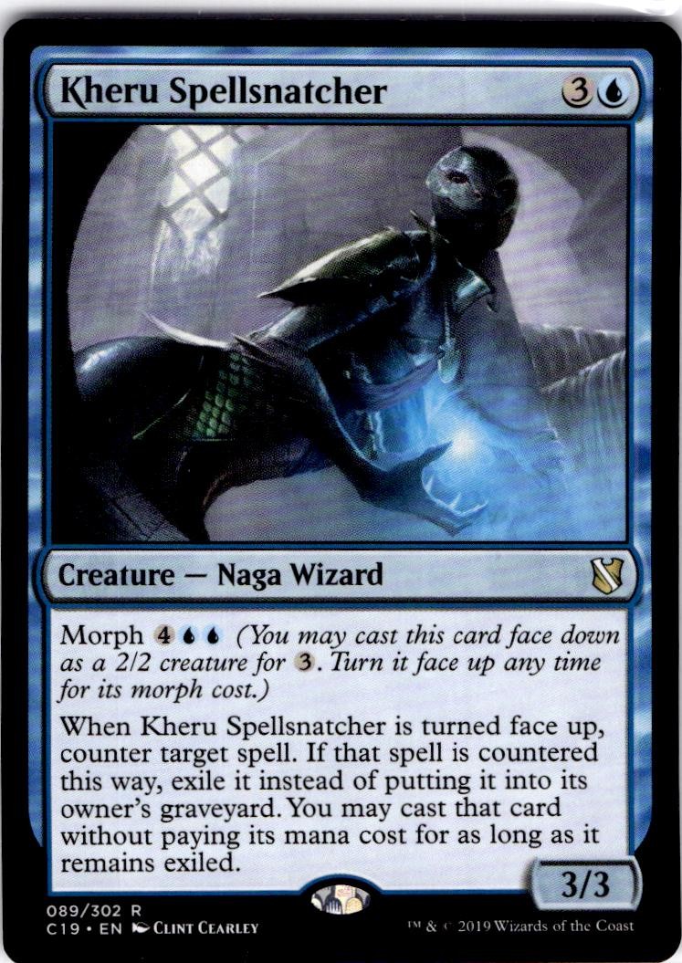 MTG Kheru Spellsnatcher Commander 2019 Rare #89