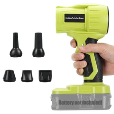 350W Electric Jobsite Air Blower for Ryobi 18v Battery 2025 Cordless Leaf Blower