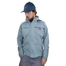 Vintage Patagonia SST Fly Fishing Jacket Womens L Blue Rain Wading Rain Coat 90s