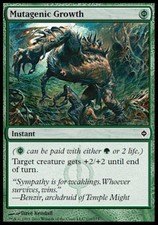 MTG English Mutagenic Growth NM Foil New Phyrexia