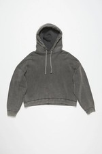 Acne Studios Oversized Unisex Fester Hoodie Washed Grey Size Medium