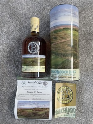 Bruichladdich Links Royal Liverpool - Hoylake 14 Jahre Single Malt, neu OVP, rar