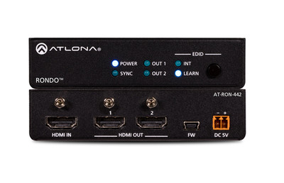 Atlona AT-RON-442 Rondo 442 4K/HDR 1x2 HDMI Distribution Amplifier