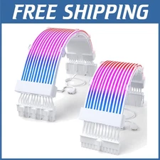 RGB PSU Cable Extension Kit with Soft LED Stripes