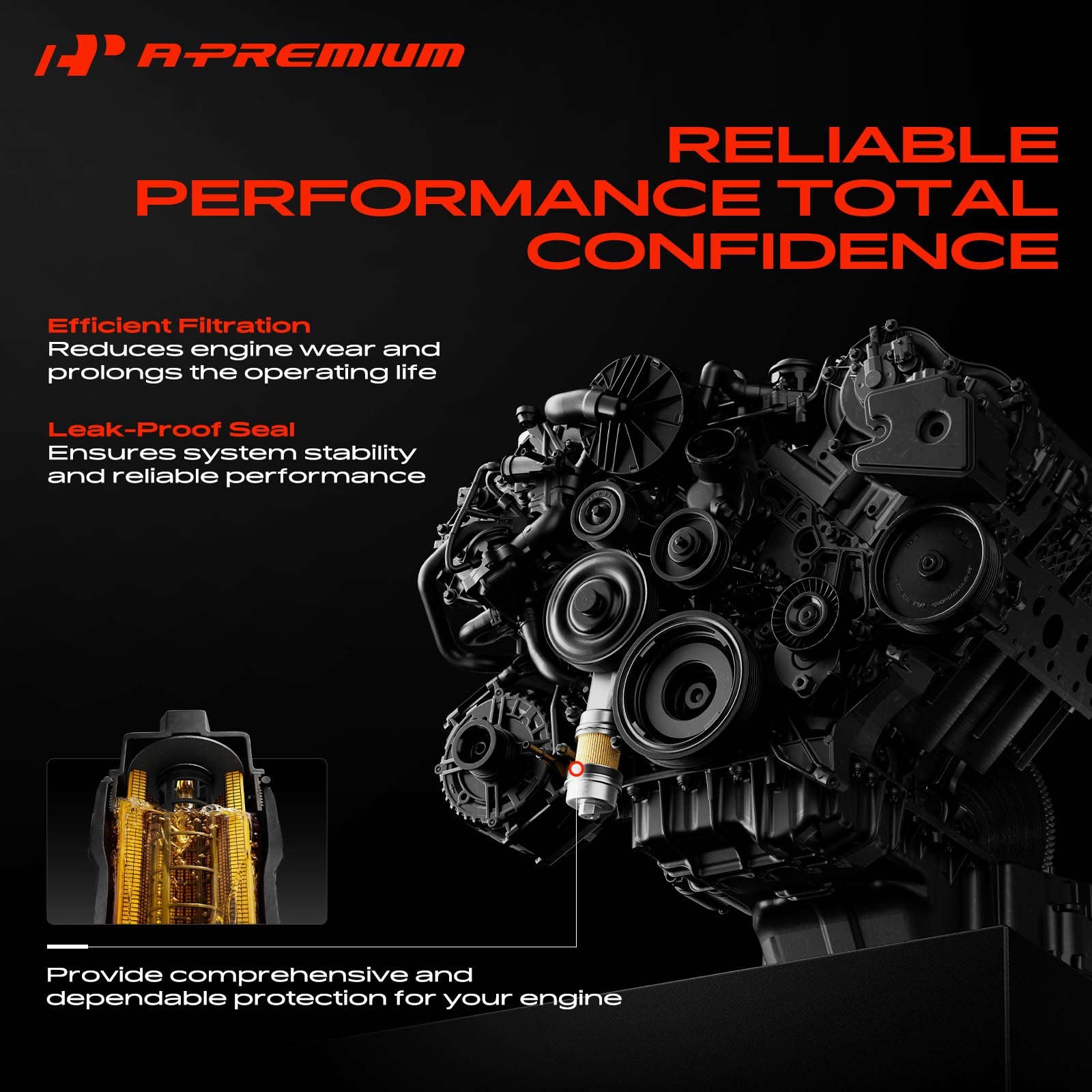 BMW i8 Oil filter housing