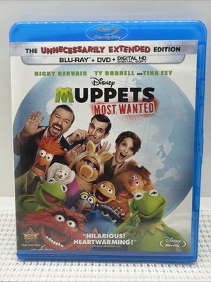 Muppets Most Wanted (Blu-ray/DVD, 2014, 2-Disc Set)