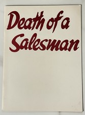 1984 Death of a Salesman Souvenir Program Dustin Hoffman & John Malkovich