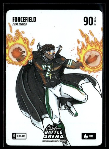 2025 Bo Jackson Battle Arena Griffey #389 Forcefield Justin Fields Fire Blizzard