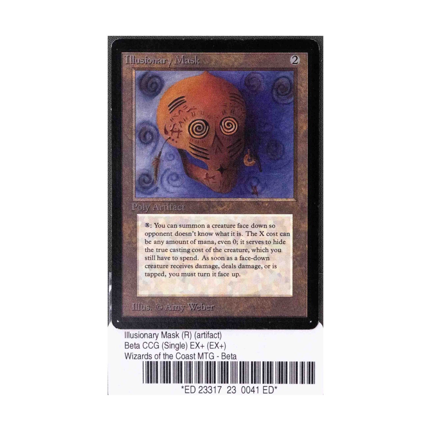 WotC MtG Beta Illusionary Mask (R) EX+
