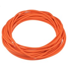 Latex Tubing 2mm ID 4mm OD 10m L Elastic Rubber Hose Orange