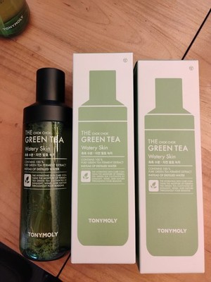 TONY MOLY (2 PACK) The Chok Chok Green Tea Watery Skin 180ml US Seller NIB