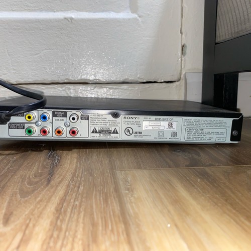 Sony DVP-SR210P CD/DVD Player without Remote Control Excellent Used condition - Picture 3 of 3