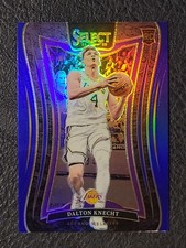 DALTON KNECHT 2024-25 SELECT ROOKIE MEZZANINE BLUE SILVER PRIZM 373 LAKERS RC