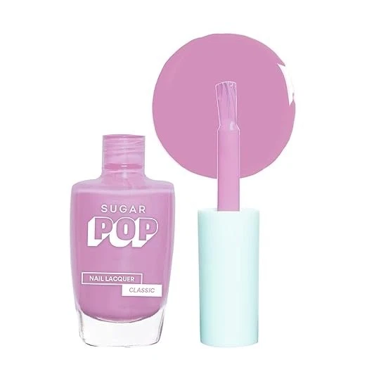 SUGAR POP Nail Polish - 16 Lavender Lit (Lavender) 10ml - Dries in 45 Sec...