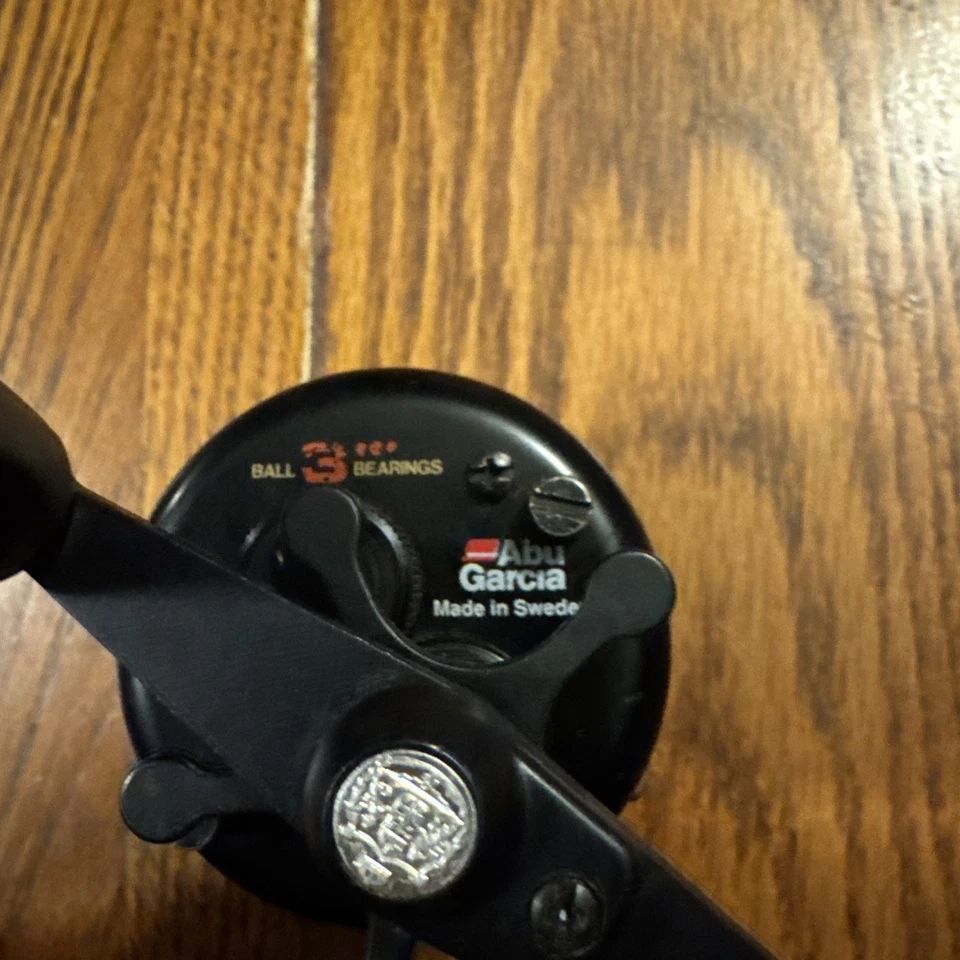 Abu Garcia Ambassadeur Black Max 1600 Baitcastrolle Schweden 3 Kugellager