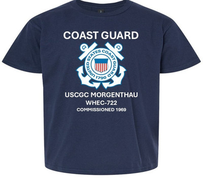 USCGC MORGENTHAU  WHEC-722* COMMISSIONED 1969*USCG OFFICIALLY LICENSED