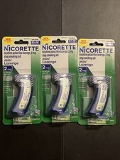 3x Nicorette Nicotine Lozenges - Mint 2MG - 20ct/ea New Style Vial Exp. 1/27