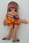 Roaring 20s Cloth Doll Vintage 1969 Mattel Plush Pull String Toy Does Not Work