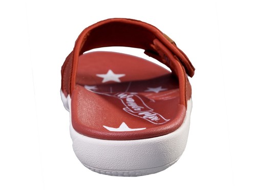 Sandalias Spenco Bonaire Slide - Sin Cordones, Planas, Color Rojo, Talla 39 EU