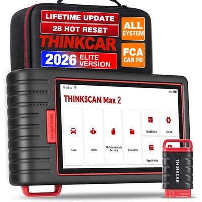 Max2 Full system Lifetime free AF DPF IMMO 28 Reset OBD2 Scanner Support CANFD