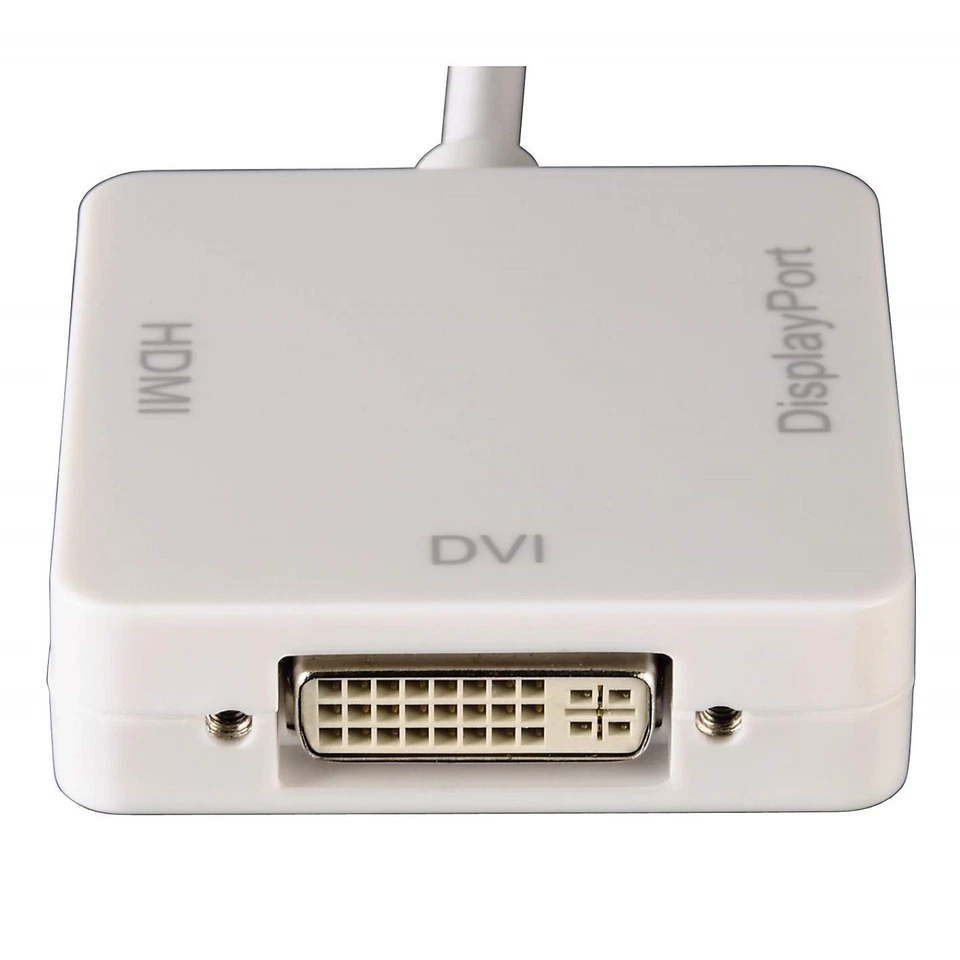 Hama 3in1 Mini DisplayPort Adapter auf HDMI DVI DP Kabel Thunderbolt 4K Ultra HD - Bild 4 von 4