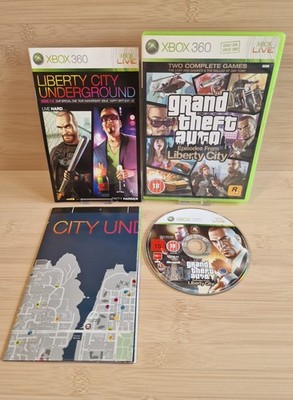 Grand Theft Auto Episodes From Liberty City Xbox 360 komplett mit Handbuch & Karte