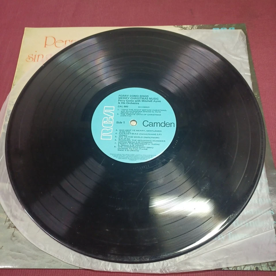 Perry Como, Sings Songs Of Christmas, LP - Image 2 of 4